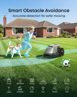 Eufy E18 1200m² 4G Wire-Free AI Vision Robot Lawnmower| T28012A1