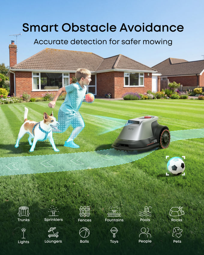 Eufy E18 1200m² 4G Wire-Free AI Vision Robot Lawnmower| T28012A1 - Image 7