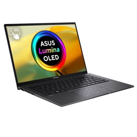 ASUS 14” WQXGA OLED R5-5625 16GB / 512GB SSD W11 Black