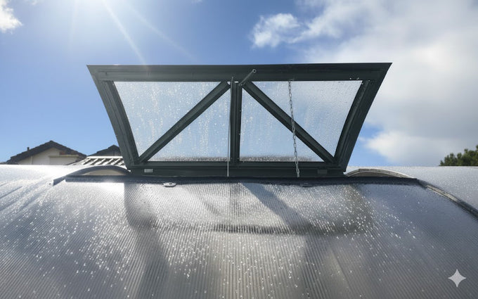 Manual Roof window for Greenhouse "STRONG" - Image 3