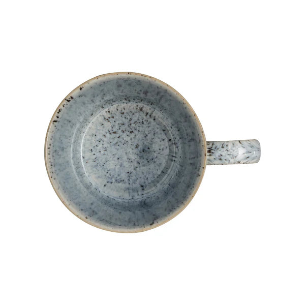 Denby Halo Speckle Mug with textured finish, durable stoneware, perfect for hot beverages - available at Keans Claremorris.