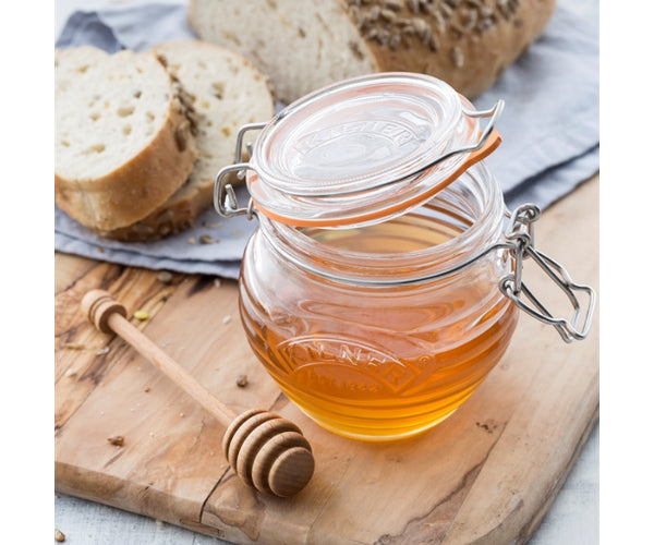 Honey Pot in Gift Box - Elegant honey storage container, perfect gift from Keans Claremorris store.