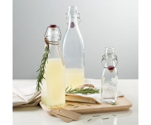 Kilner Clip Top Square Bottle 1 Litre - Image 3
