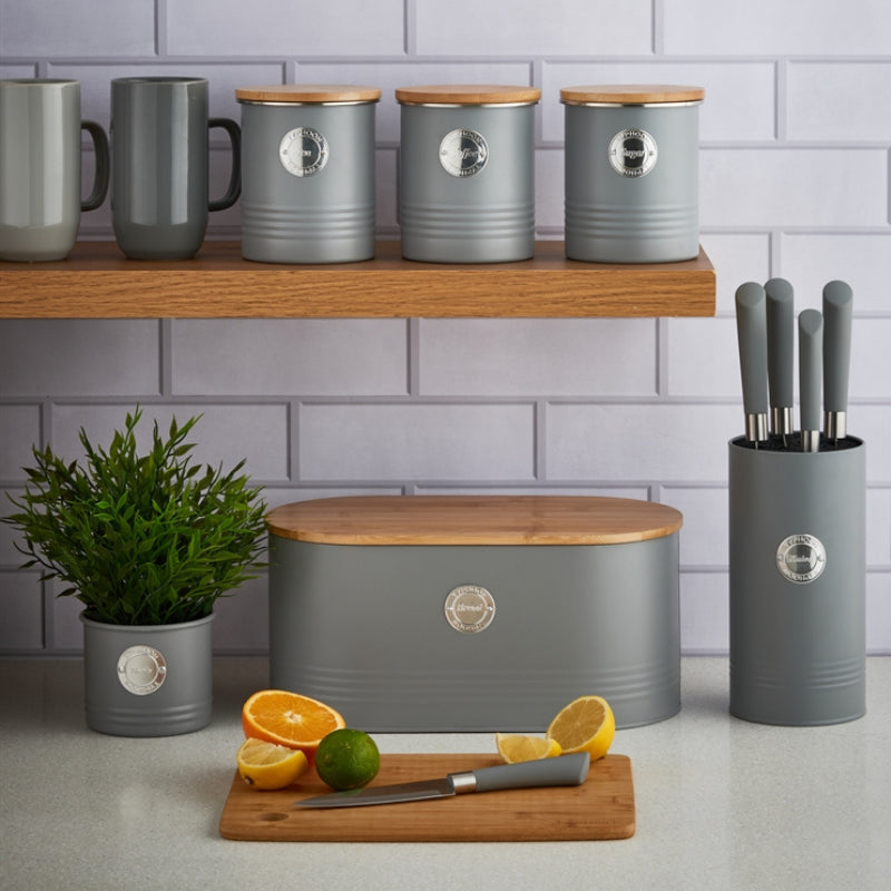 Typhoon Living Grey Bread Bin - Image 3
