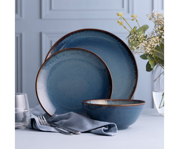 Mason Cash Reactive Dinner Plate Blue - Image 3