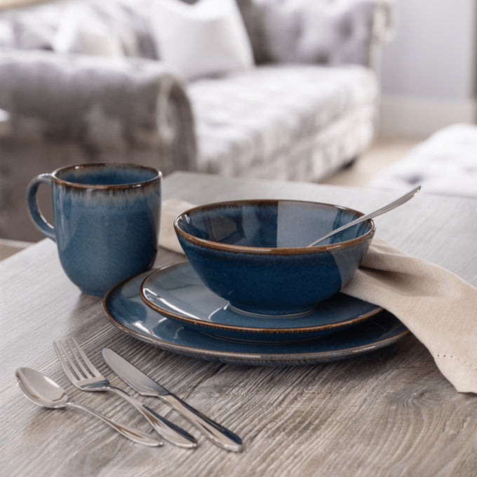 Mason Cash Reactive Dinner Plate Blue - Image 2