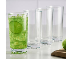 Essentials Hobnobs Sleeve of 4 Hiball Glasses 30cl - Durable Drinkware | Keans Claremorris