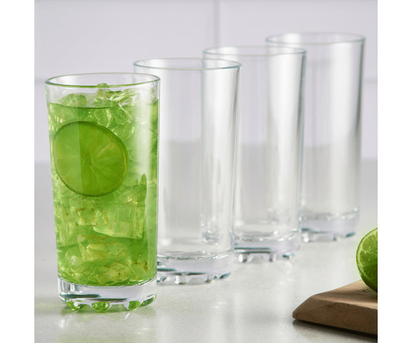Essentials Hobnobs Sleeve of 4 Hiball Glasses 30cl - Durable Drinkware | Keans Claremorris