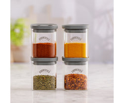 Fresh Storage 4Pce Spice Jar Set 0.16 Litre