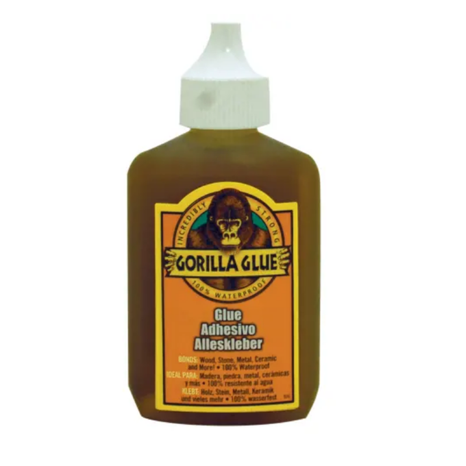 Gorilla Glue 60ml polyurethane adhesive, waterproof, strong bond for wood, metal, stone, indoor/outdoor use – Keans