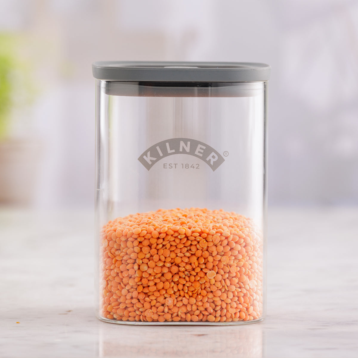 Kilner Fresh Storage Square Jar 1Ltr - Image 3