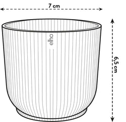 Vibes Fold Round Mini 7cm Silky White compact mirror, sleek design, Keans Claremorris store.