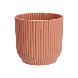 Vibes Fold Round Mini 7cm pink flowerpot, recycled plastic, indoor, eco-friendly, durable, by Keans Claremorris.