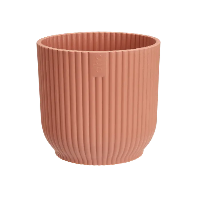 Vibes Fold Round Mini 7cm pink flowerpot, recycled plastic, indoor, eco-friendly, durable, by Keans Claremorris.
