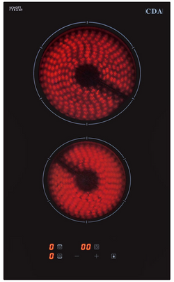 CDA Domino Two Zone Ceramic Hob