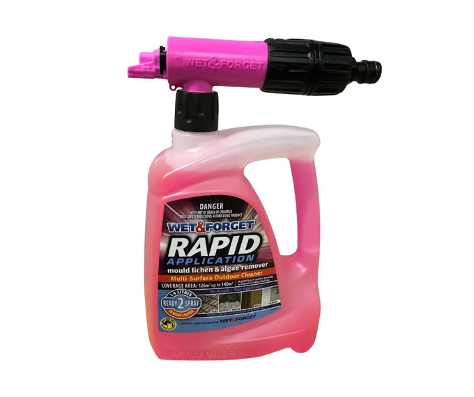 Wet & Forget Rapid Application Mould Lichen & Algae Remover 1.4L - Image 1