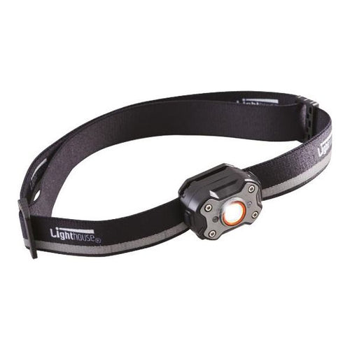 Lighthouse 400 Lumens Elite Rechargeable Headlight with Boost, 3 modes, 40hr runtime, reflective headband – Keans Claremorris