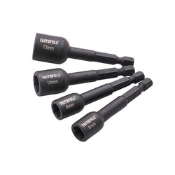 Faithfull 4 Piece Impact Nut Driver Set | XMS25NUTD4