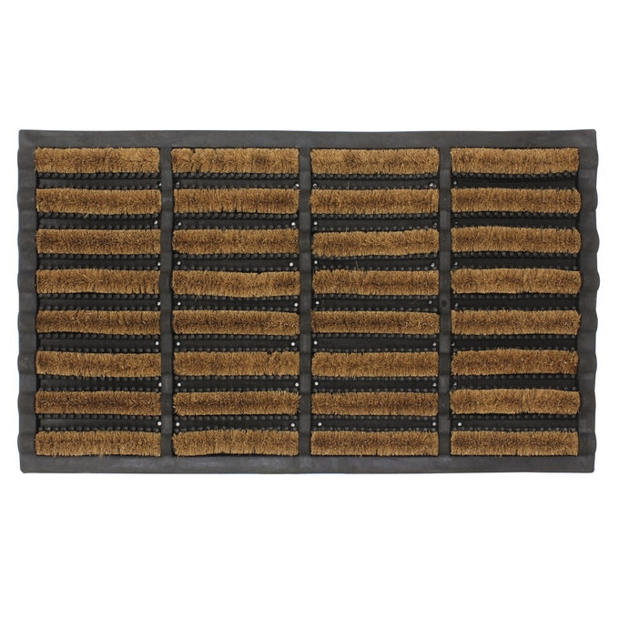Nimbus Rubber & Coir Mat 45x75cm, durable outdoor scraper mat with coir bristles and rubber backing, by Keans Claremorris.
