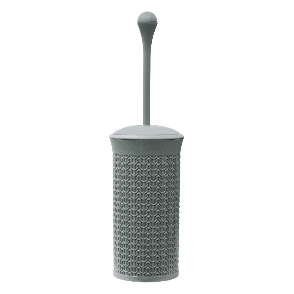 Loop Toilet Brush in grey with holder, durable rust-free plastic, BPA free, stylish and practical - Keans Claremorris