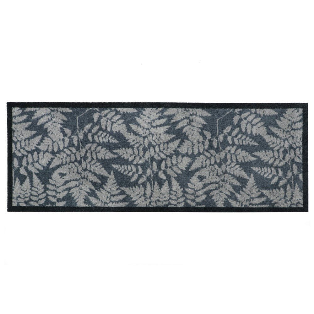 JVL Mega Runner Mat Fern 57x150cm, absorbent, non-slip, washable indoor runner with foam latex back – Keans Claremorris