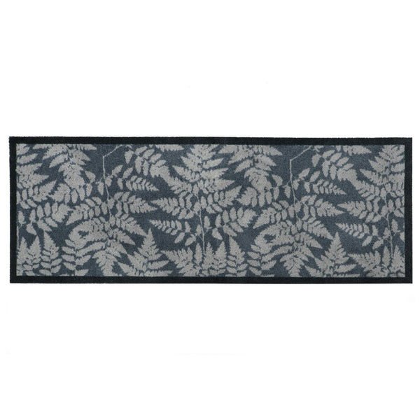 JVL Mega Runner Mat Fern 57x150cm, absorbent, non-slip, washable indoor runner with foam latex back – Keans Claremorris