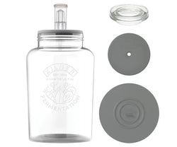 Kilner 5L Fermentation Set with airlock, glass weight, silicone lid for homemade sauerkraut & pickles – Keans Claremorris