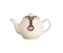 Cream 2-cup teapot by Rayware, elegant design, perfect for small servings – available at Keans Claremorris.