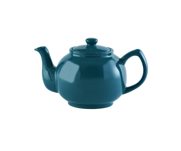 Price & Kensington teal 6 cup stoneware teapot with non-drip spout, 1100ml capacity, dishwasher safe – Keans Claremorris