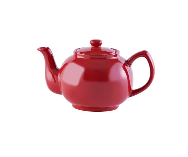 Price & Kensington Red 6 Cup Teapot, 1100ml stoneware, non-drip spout, ergonomic handle, dishwasher safe – Keans Claremorris