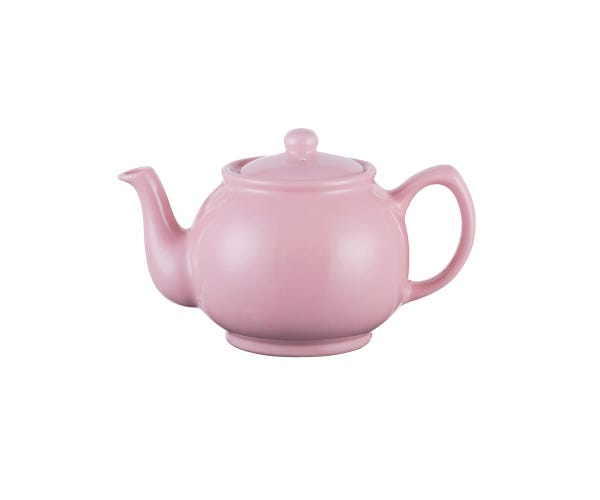 Price & Kensington Pastel Pink 6 Cup Stoneware Teapot, 1100ml, non-drip spout, dishwasher safe – Keans Claremorris
