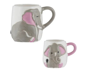 Price & Kensington Elephant Set Of 2 Mugs 19.5cl
