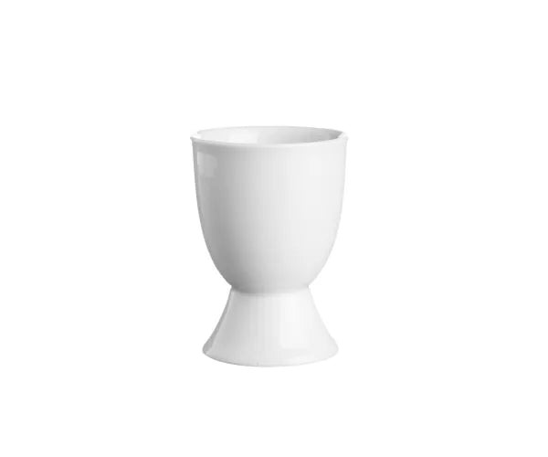 Price & Kensington Simplicity Egg Cup made of durable white vitrified porcelain – available at Keans Claremorris.
