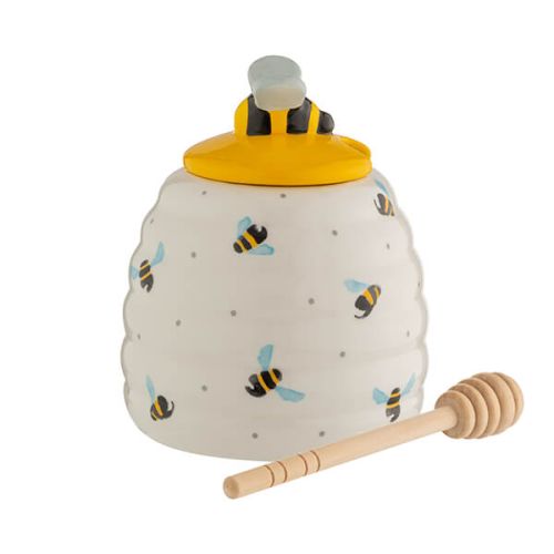 Sweet Bee Honey Pot & Drizzler Gift Box
