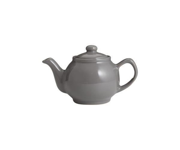 Price & Kensington Charcoal 2 cup stoneware teapot, 450ml, grey gloss finish, non-drip spout, dishwasher safe – Keans