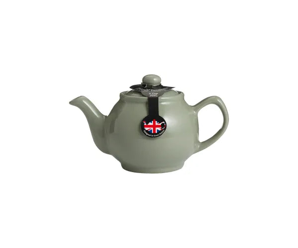 Sage Green 2 Cup Teapot by Rayware, compact ceramic design, available at Keans Claremorris.