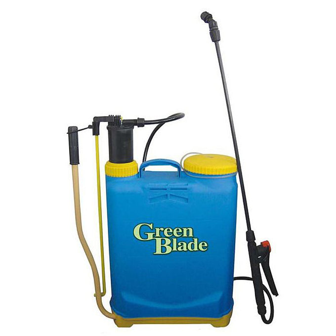 Green Blade 20L Knapsack Sprayer with adjustable nozzle, trigger lock, 1.3m hose, shoulder strap – Keans Claremorris