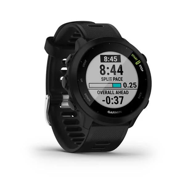 Garmin Forerunner 55 Black GPS Running Watch with Heart Rate Monitor - Available at Keans Claremorris