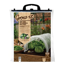 Grow It 3m micro-mesh insect grow tunnel with wire frame, lift-up sides, elastic ends, and ground pegs – Keans Claremorris