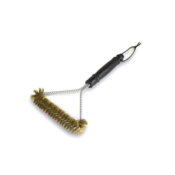 Sahara Grill Brush with heavy-duty wire bristles for charcoal and gas BBQs, durable cleaning tool – Keans Claremorris