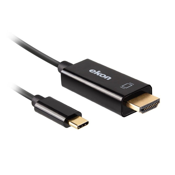 Display cable with connectors Type-C male and HDMI, 1,5 mt lenght, black 4STARS