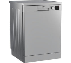 BEKO DVN04X20S full-size silver dishwasher, efficient cleaning, modern design – available at Keans Claremorris