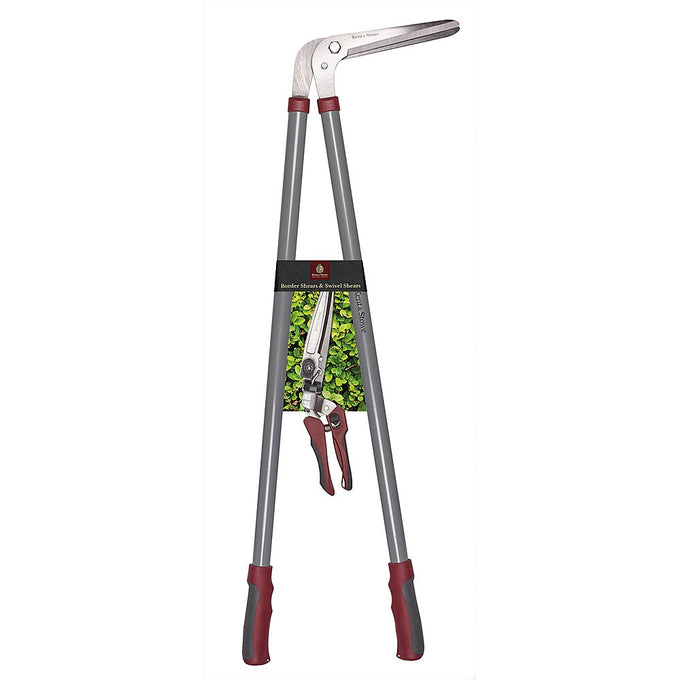 Kent & Stowe edging and swivel hand shears set with carbon steel blades, ergonomic grips, 5-year guarantee – Keans