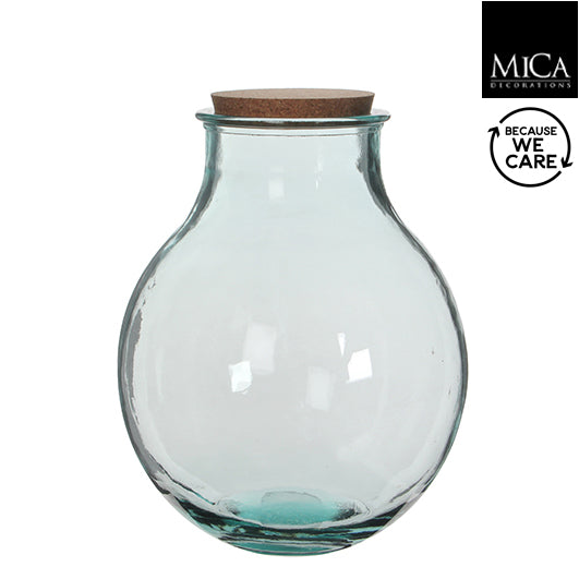 Olly vase transparent - h38xd29cm