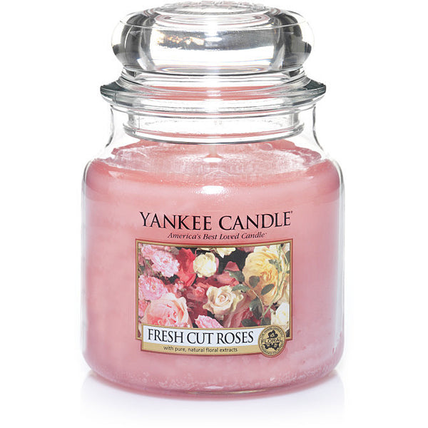 Yankee Candle Medium Jar  Fresh Cut Roses
