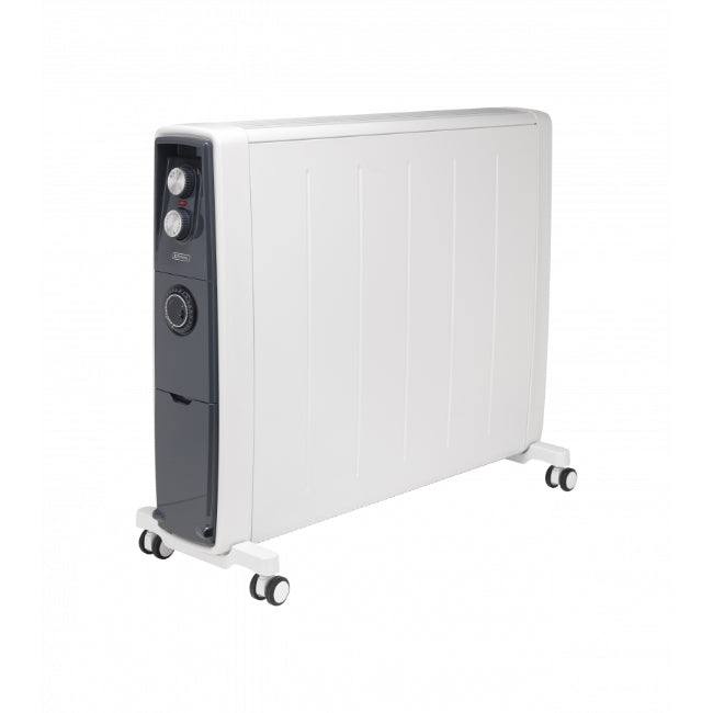 Dimplex Futur Eco 3000W oil-free radiator with 24hr timer, thermostat, castors – available at Keans Claremorris.