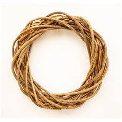 Natural Willow Wreath 40cm, handcrafted rustic decor for home, Keans Claremorris.