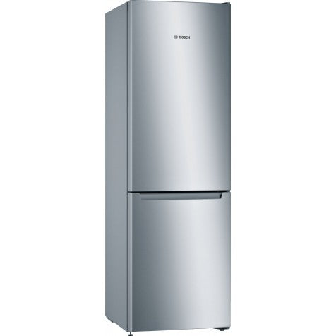 Bosch KGE49AICAG Low Frost fridge freezer in stainless steel with BigBox drawer, LED light, and VitaFresh – Keans Claremorris