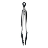 OXO Good Grips 9" Locking Tongs with heat-resistant silicone heads, non-stick safe, locking grip, dishwasher safe at Keans