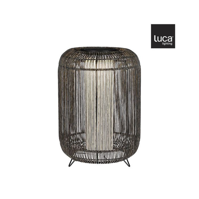 Colwood Solar Lantern Black 38x28cm, weather-resistant PE, automatic charging, garden mood light – Keans Claremorris